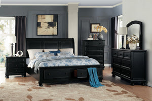 Laurelin Black 5PC Queen Bedroom Set