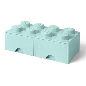 Storage Box . LEGO Brick Drawer 8 Stud - Various Colour Options