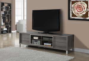 70"L DARK TAUPE EURO STYLE TV STAND