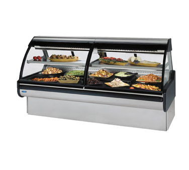 Federal Industries Curved Glass Refrigerated Maxi Deli Case, 96