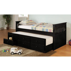 Twin size Mission Style Daybed with Trundle & Storage Drawers