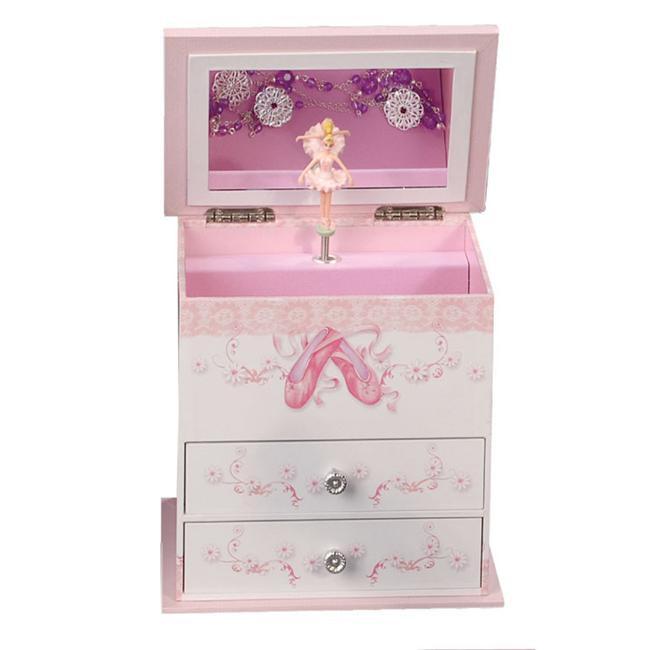 Mele and Co. April Girl's Musical Ballerina Jewelry Box
