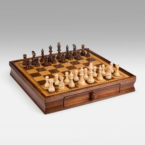 1046 19 Inch Camphor Chess and Checker Set