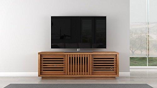 Furnitech Contemporary Rustic TV Stand Media Console for Flat Screen and Audio Video Installations, 64