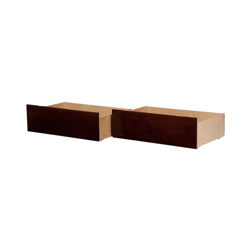 Atlantic Furniture Urban Bed Drawers Twin-Full Walnut