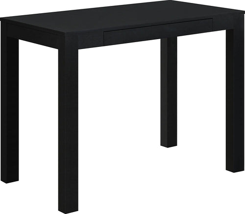 Altra Parsons Desk with Drawer, Black