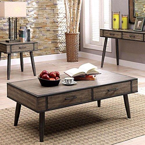 Benzara BM123193 Modern Coffee Table, Gray