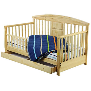 Dream On Me Deluxe Toddler Day Bed, Natural