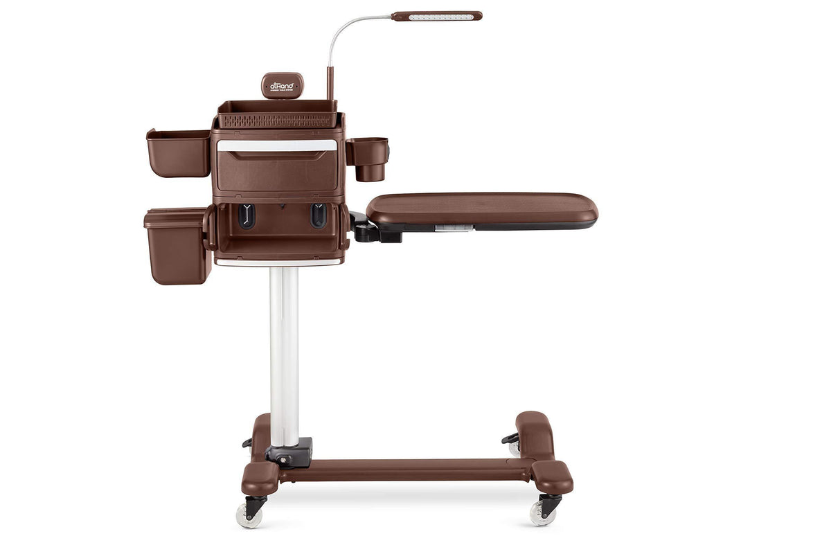 atHand Overbed Table System Bundle - The ONLY Tray Table with Storage ...