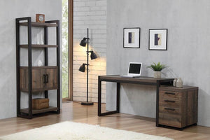 Luke Weathered Oak Office Desk