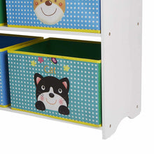 Load image into Gallery viewer, Top mind reader gibook wht toy kids storage book shelf toy bin organizer white