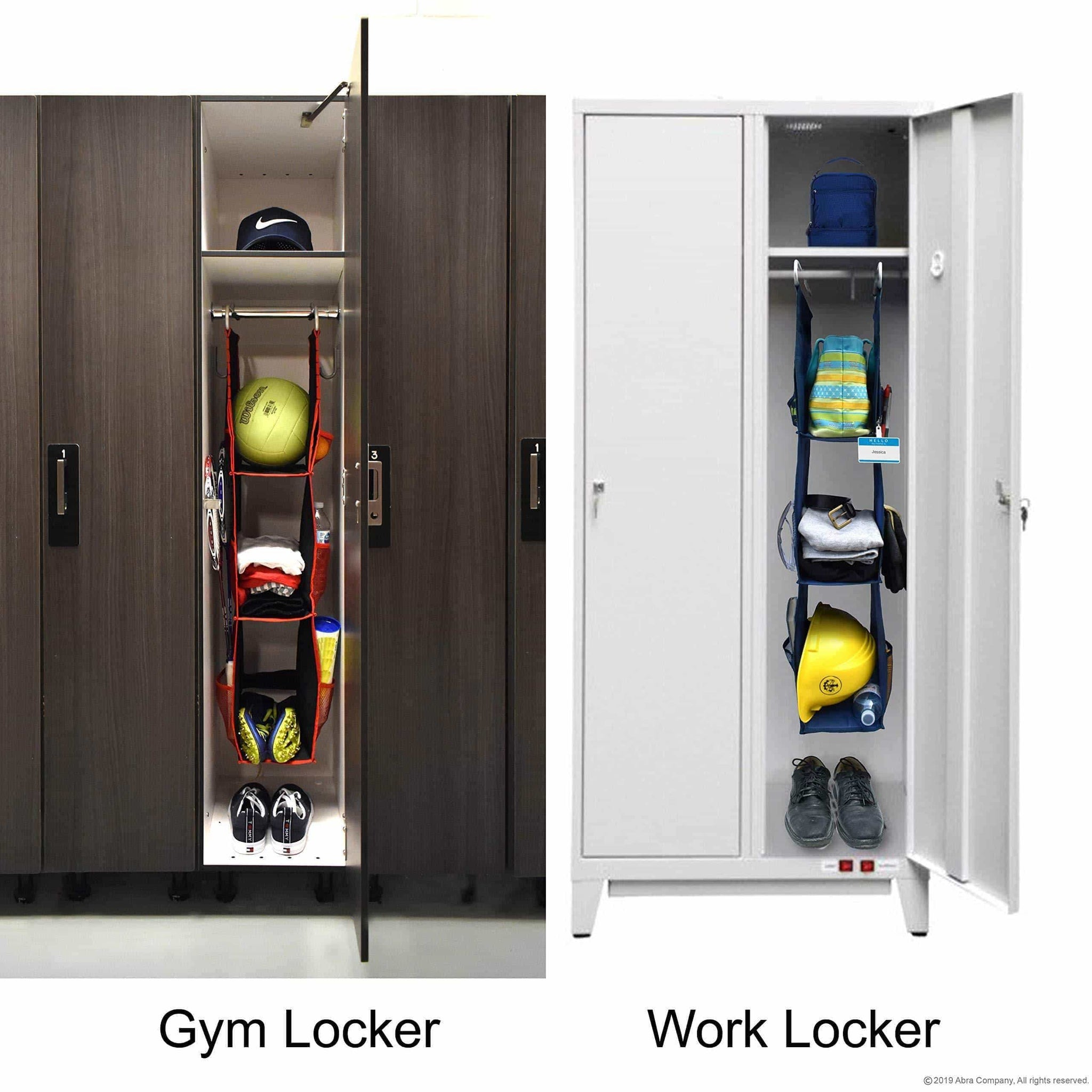 Locker Storage Clutter Best 3 Shelf Hanging Locker Organizer For School Gym Work – Declutter ...