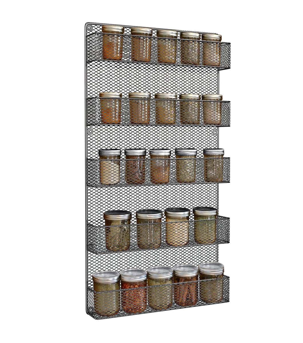 Great spice rack wall mount spice rack organizer use as a wall mounted spice rack great storage capacity for kitchen spicy shelf the best spice rack 5 tier shelves