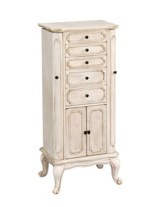 Acme Lief Jewelry Box With Antique White Finish 97202