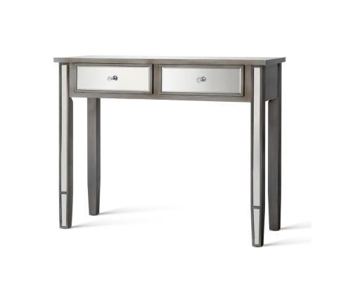 Artiss Mirrored Furniture Dressing Console Hallway Hall Table Drawers Sidebaord