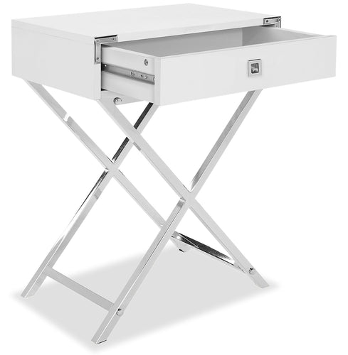 Alana White Accent Table | Table d'appoint Alana blanche