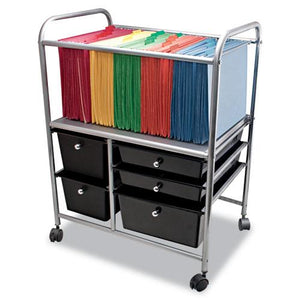 Advantus Letter-Legal File Cart with Five Storage Drawers
