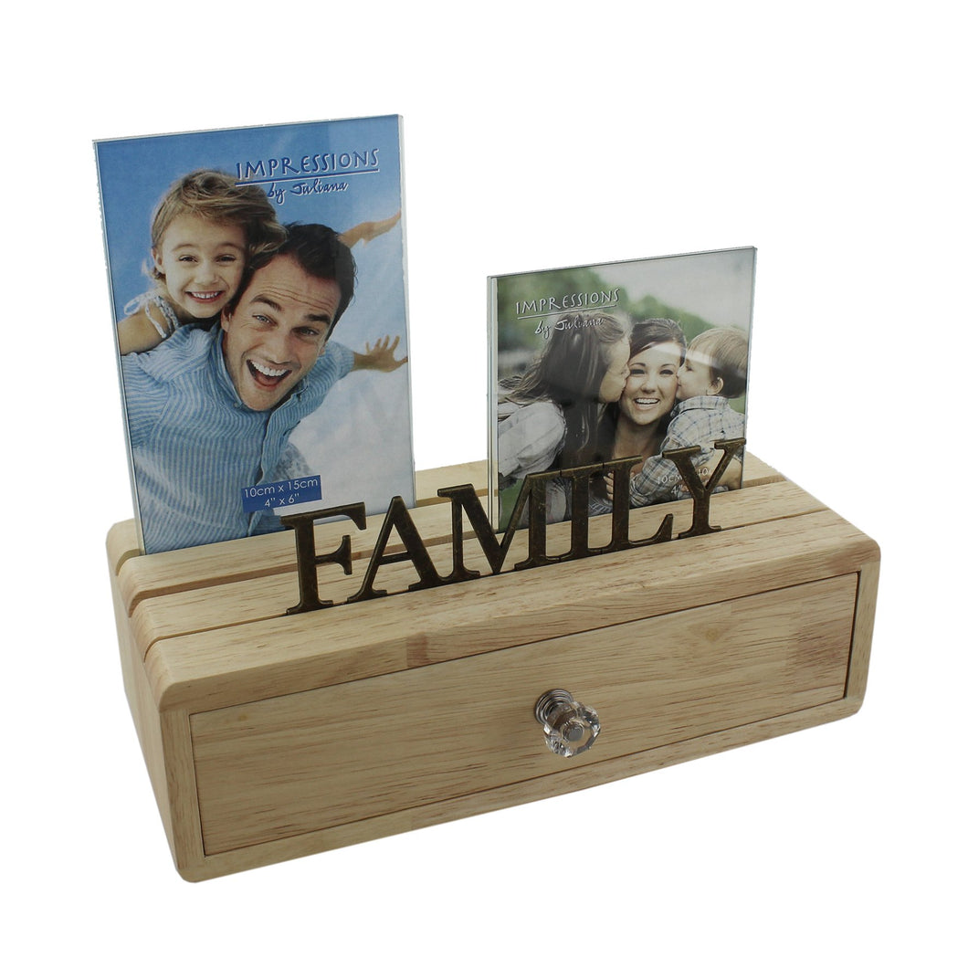 Juliana Frames & Wooden Storage Drawer - Family