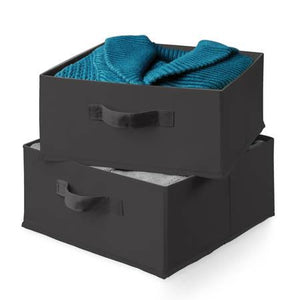 2-pack Storage Drawers- black