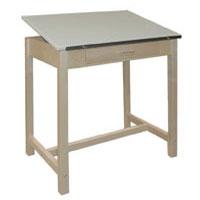 Hann WD-1 Drawing Table with Adjustable Top and Center Storage Drawer 24 x 36