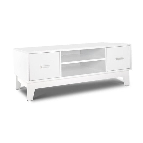 Artiss Entertainment Unit with Cabinets - White