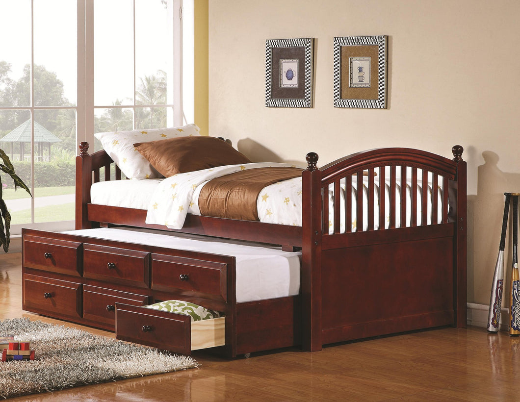 Captain's Twin Daybed with Trundle and Storage Drawers - Empire Furniture Home Decor & Gift