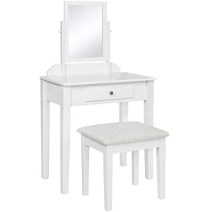 Bathroom Vanity Table Set - White